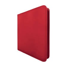 Ultra Pro - Vivid 12-Pocket Zippered PRO-Binder - Red